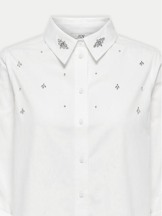 JDY JDY Koszula Charlie 15334933 Biały Regular Fit