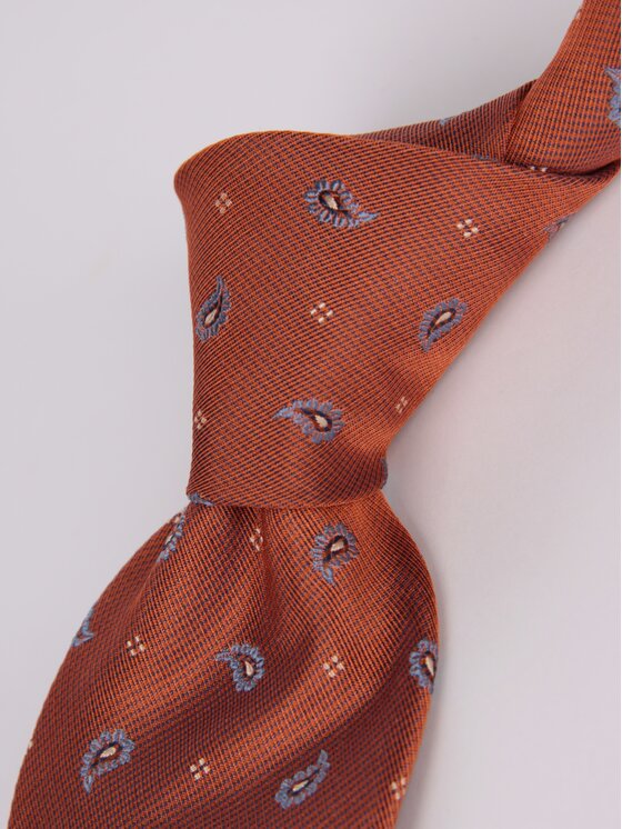 ELSNER ELSNER Cravatta SEVEN FOLD JEDWAB DRUKOWANY A5902 Bordeaux