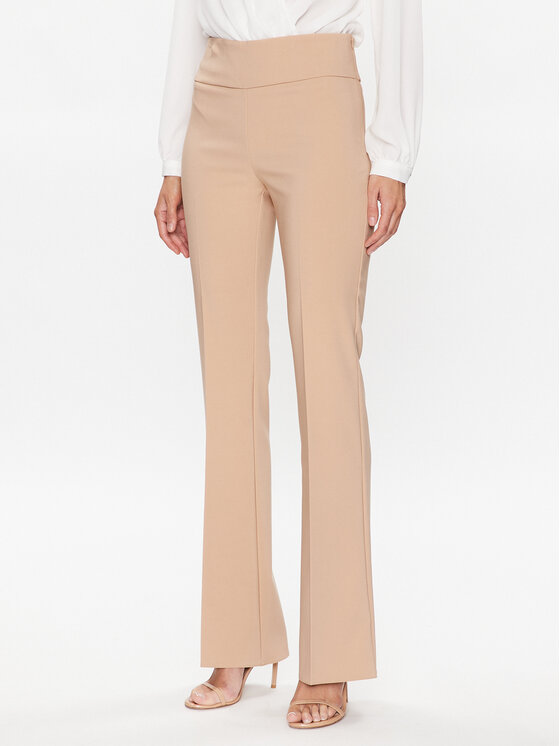 Rinascimento Pantaloni din material CFC0113080003 Bej Regular Fit