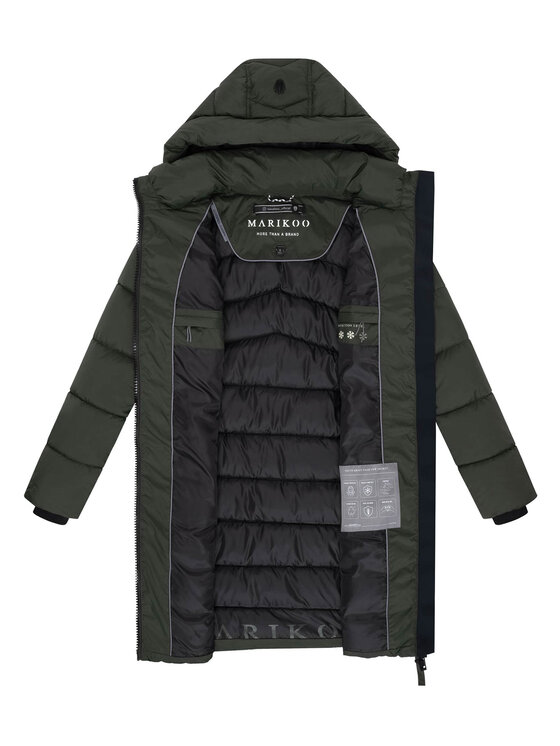 Marikoo Marikoo Kurtka zimowa Kaltnäschen Zielony Regular Fit