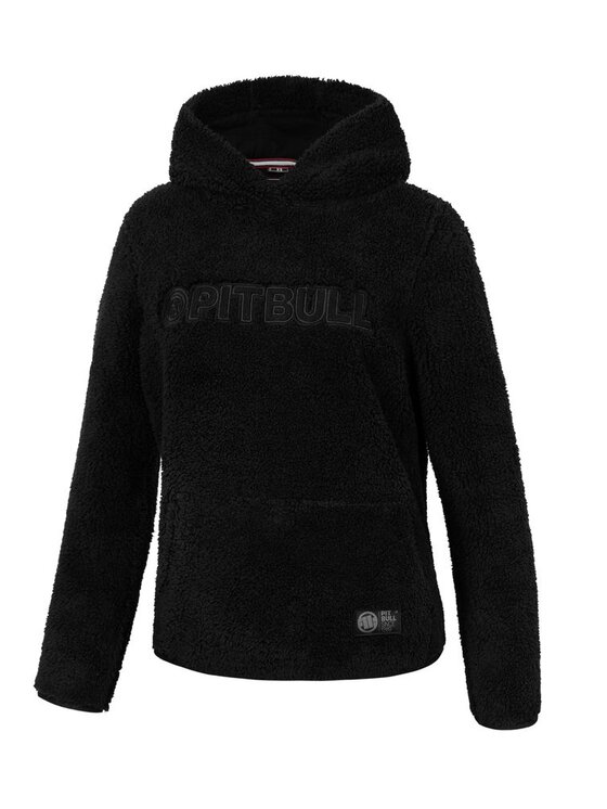 PITBULL PITBULL Bluza damska z kapturem Aragona M Czarny Regular Fit