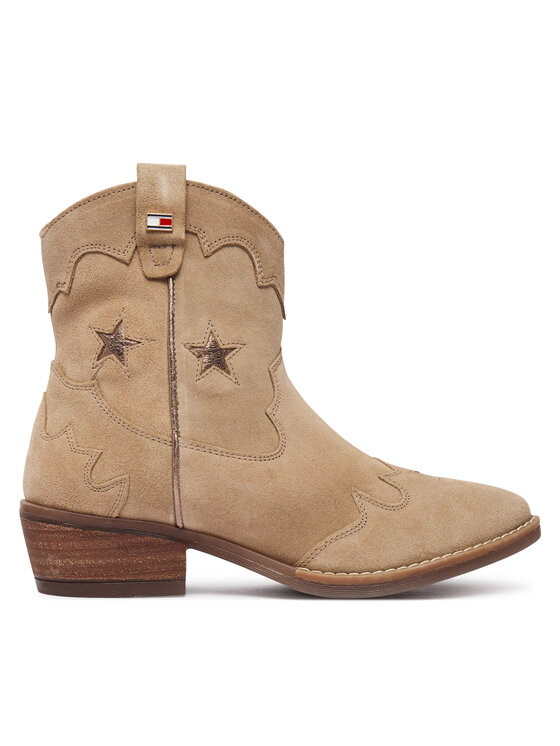 Tommy Hilfiger Tommy Hilfiger Kovbojská obuv T3A5-35196-1429 Béžová