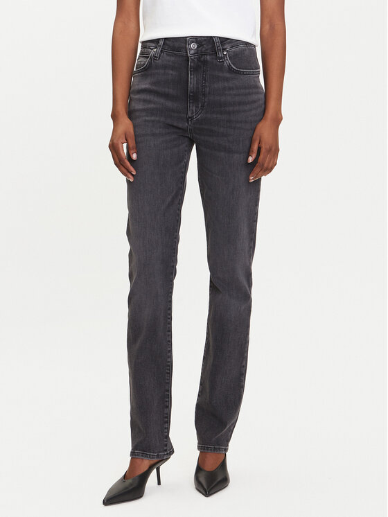 BOSS Džínsy State 50545012 Sivá Slim Fit
