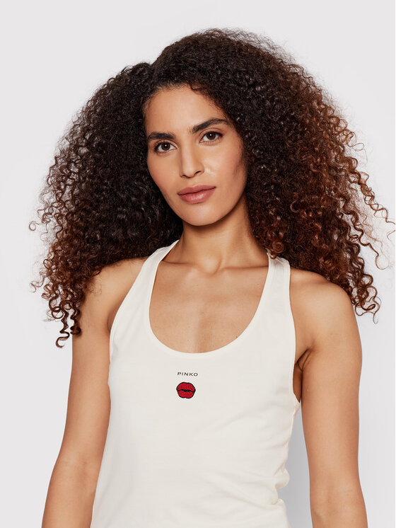 PINKO Pinko Top Capriate 1G178F Y7WQ Bež Regular Fit