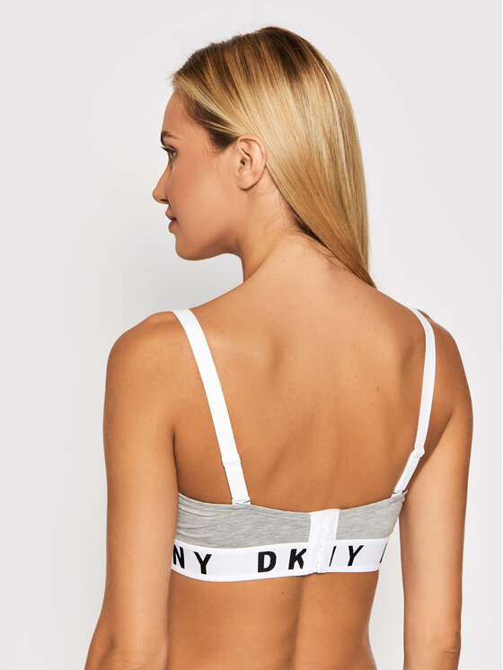 DKNY DKNY Biustonosz z fiszbiną DK4521 Szary