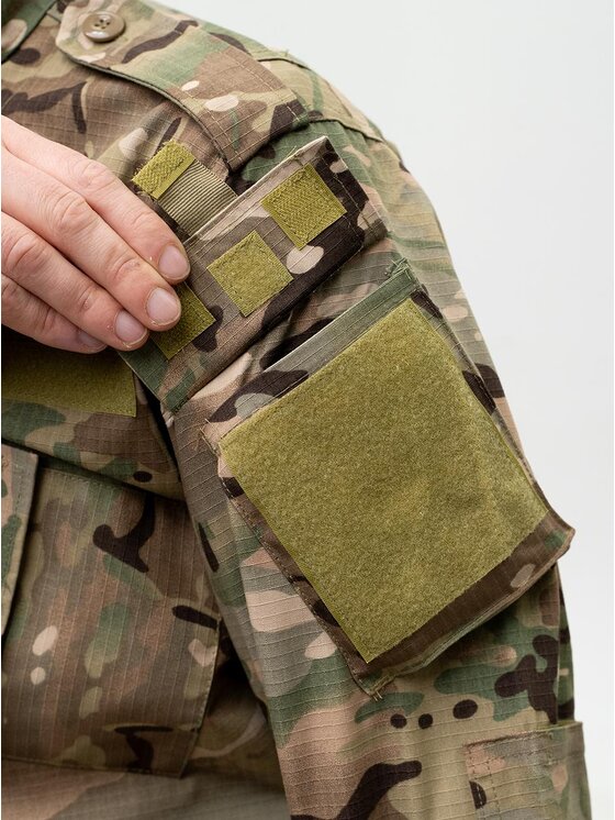 Jigga Wear Jigga Wear Bluza Taktyczna Wojskowa Militarna Moro Camo harcerska 130039 Beżowy Regular Fit