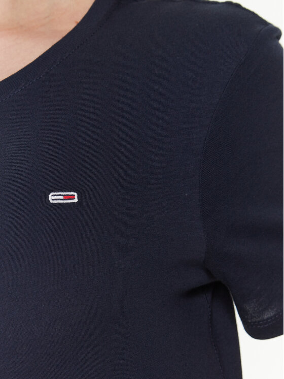 Tommy Jeans Tommy Jeans Marškinėliai DW0DW14616 Tamsiai mėlyna Regular Fit