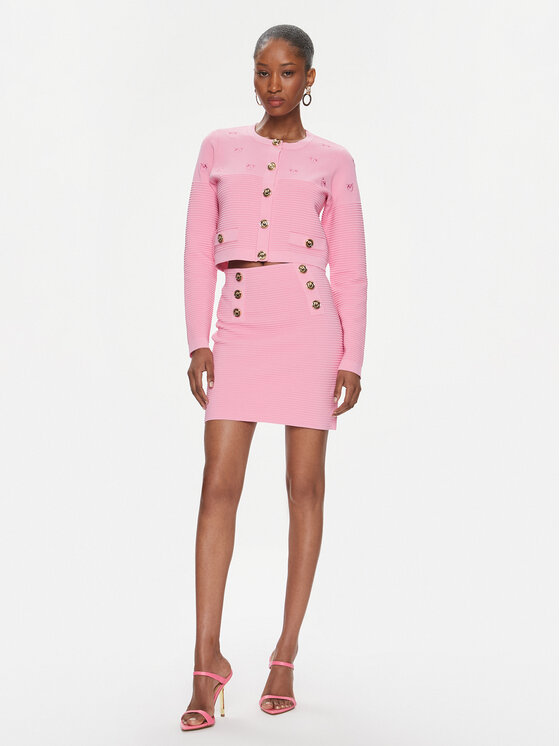 PINKO Pinko Kardiganas Ciliegio 102881 A1LK Rožinė Regular Fit