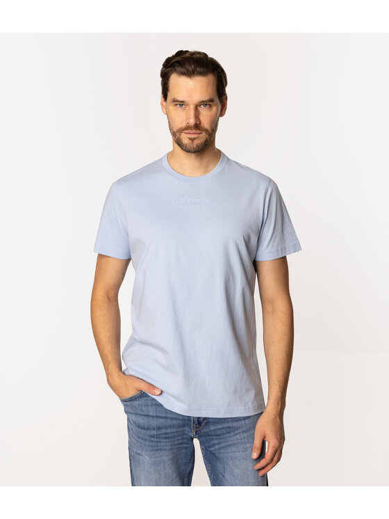 Lee Cooper Lee Cooper T-Shirt CLASSIC 1160 Niebieski Regular Fit
