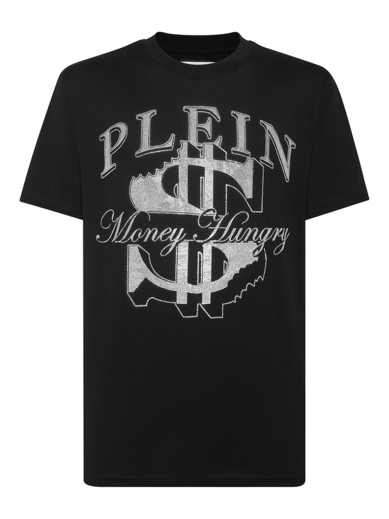 PHILIPP PLEIN PHILIPP PLEIN T-Shirt 23513 Czarny Regular Fit