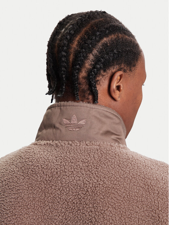 adidas adidas Флісовий реглан Premium Essentials JW3510 Коричневий Loose Fit