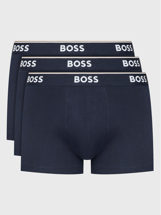 BOSS Boss Komplektas: 3 poros trumpikių Power 50475274 Tamsiai mėlyna
