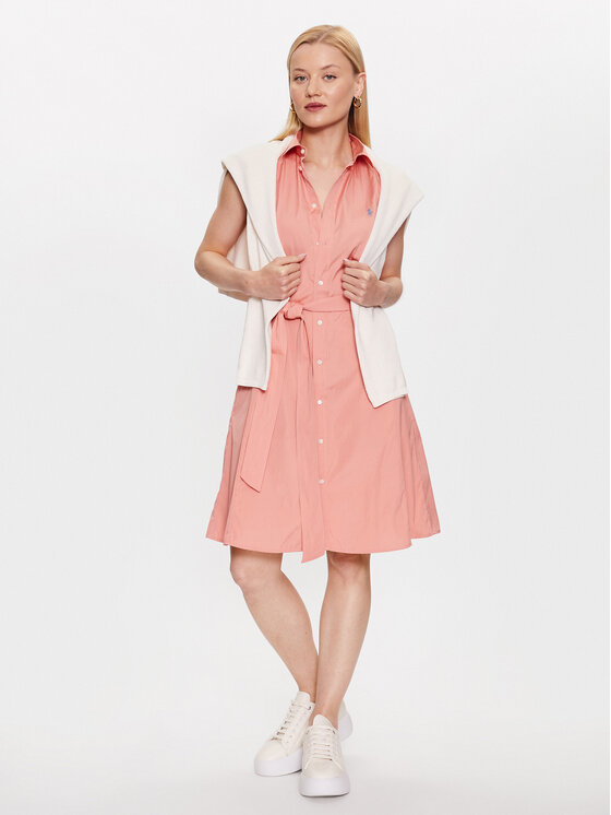 Polo Ralph Lauren Polo Ralph Lauren Sukienka codzienna 211911667002 Różowy Regular Fit