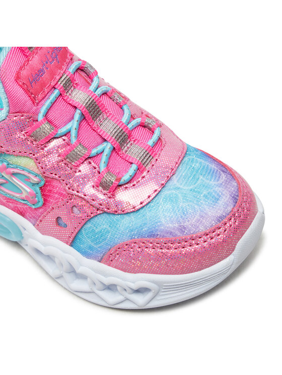 Skechers Skechers Superge Infinite Heart Lights 303755N/PKMT Srebrna