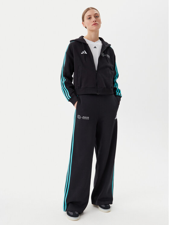 adidas adidas Sweatshirt Mercedes - AMG Petronas Formula One Team DNA JV5436 Schwarz Loose Fit