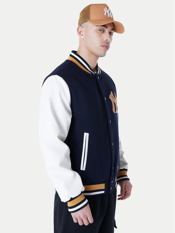 New Era New Era Bomber Yankees MLB Floral 60596332 Tamnoplava Regular Fit