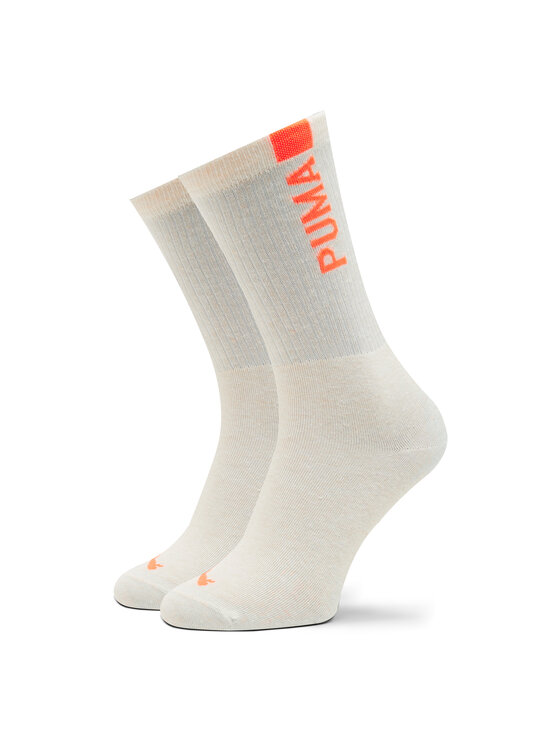 Puma Puma Sada 2 párů dámských vysokých ponožek Women Slouch Sock 2P 938005 Bílá