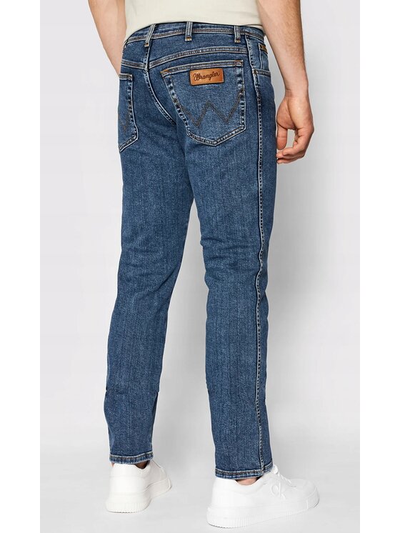Wrangler Wrangler Jeansy Texas Slim Niebieski Slim Fit