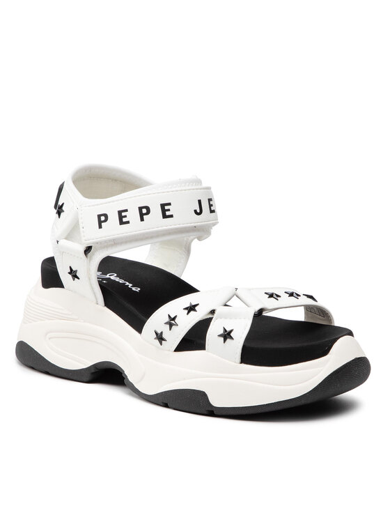 Sandały Pepe Jeans, Rozmiar 39, Białe, Grub Star PLS90567