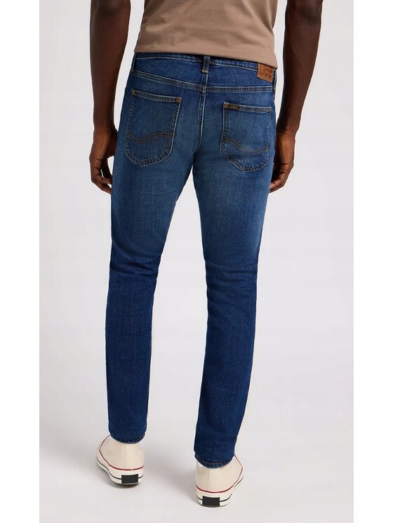 Lee Lee Jeansy Malone Niebieski Skinny Fit
