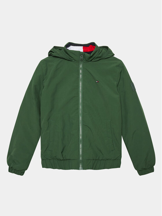 Tommy Hilfiger Tommy Hilfiger Μπουφάν μεταβατικό Essential KB0KB08337 D Πράσινο Regular Fit