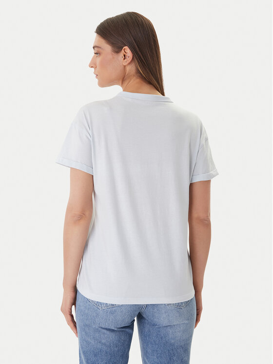 Guess Guess Tričko W6GI17 K3037 Modrá Regular Fit