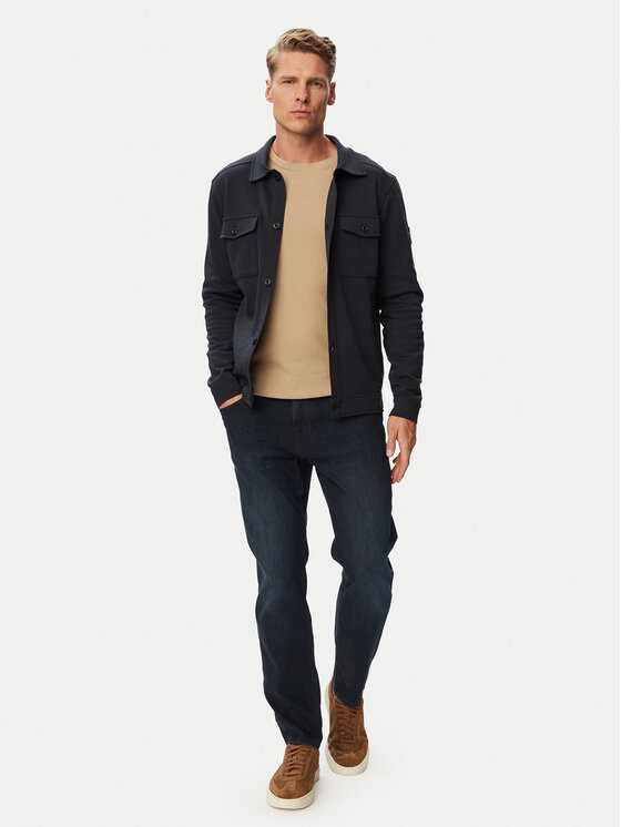 JOOP! Jeans JOOP! Jeans Πουκαμισοτζάκετ Jjj-Doyle 30103336 Σκούρο μπλε Regular Fit