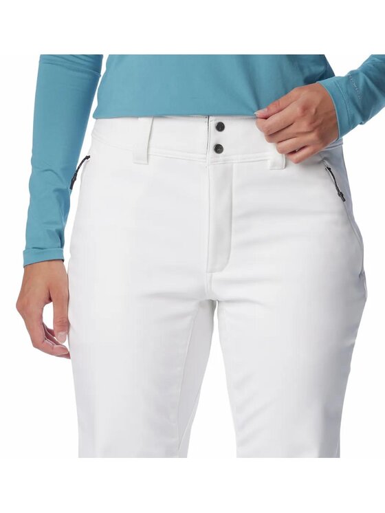 Columbia Columbia Spodnie narciarskie 205670 Biały Regular Fit