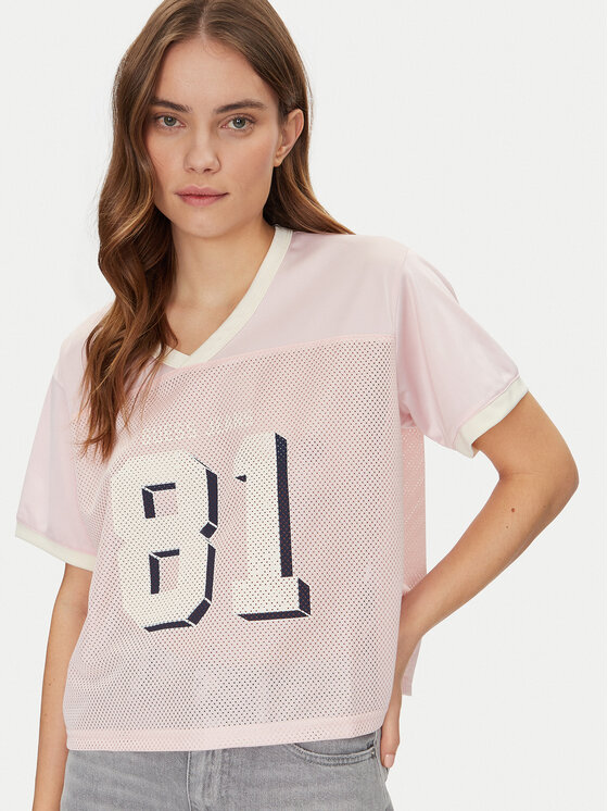 Guess Jeans Guess Jeans T-Shirt W5GI59 KCTE2 Beżowy Regular Fit