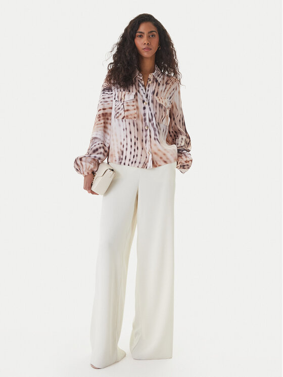 Guess Guess Koszula W6GH22 W1789 Beżowy Regular Fit
