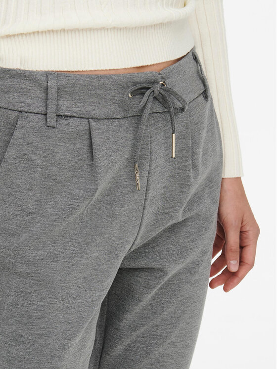 ONLY ONLY Stoffhose Poptrash 15115847 Grau Regular Fit