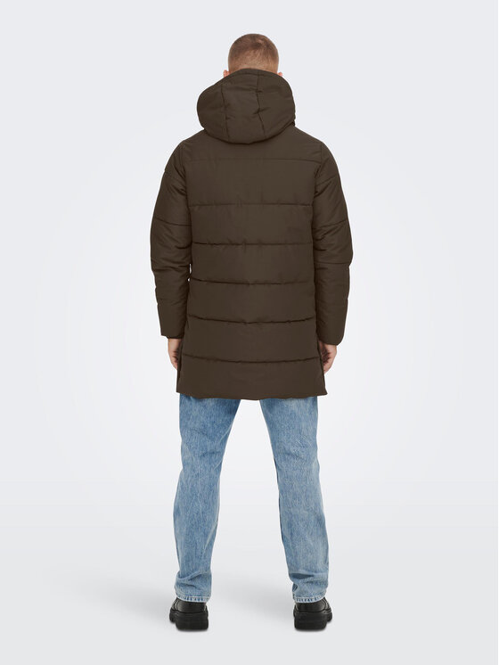 Only & Sons Only & Sons Kurtka zimowa 22020156 Brązowy Regular Fit