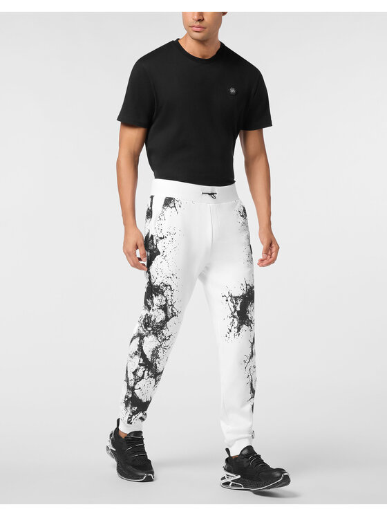 Plein Sport Plein Sport Joggers 28331 Bianco Jogger Fit