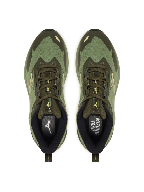 Mizuno Mizuno Παπούτσια για Τρέξιμο Wave Rider Tt 4 J1GM2632 Χακί