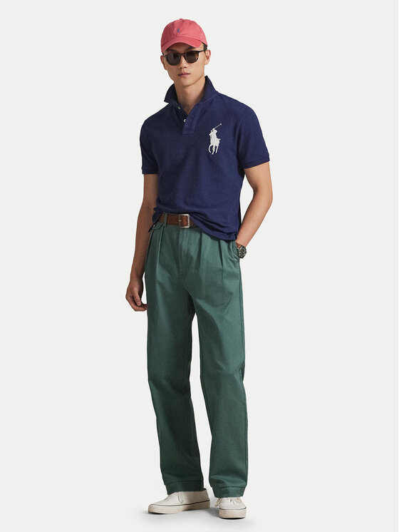 Polo Ralph Lauren Polo Ralph Lauren Polokošeľa 710688969004 Tmavomodrá Custom Slim Fit