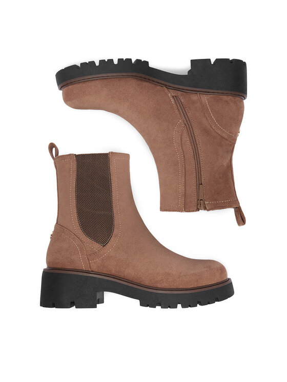 JENNY JENNY Īsie zābaki CEO-WS6381-01 Tumši bēša
