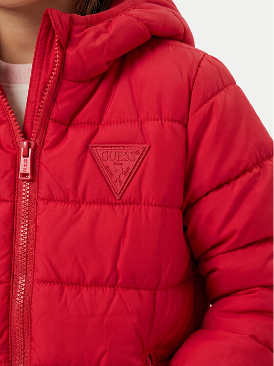 Guess Guess Μπουφάν μεταβατικό H4BT03 WCFM0 Κόκκινο Regular Fit