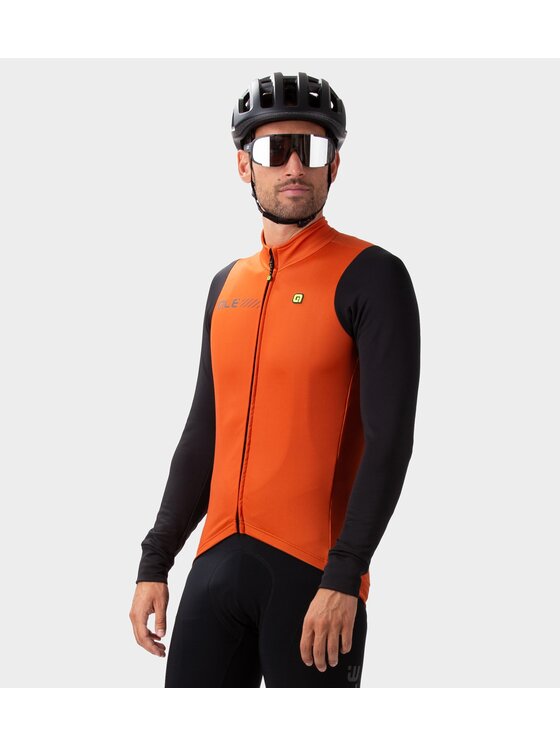 Alé Cycling Alé Cycling Bluza Solid Fondo 2.0 Pomarańczowy Regular Fit