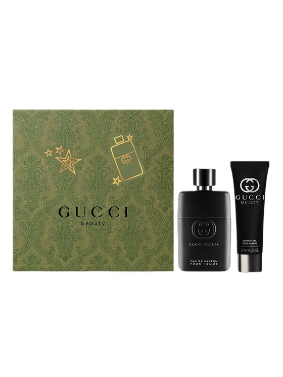 Gucci Gucci Guilty Pour Homme zestaw woda perfumowana spray 50ml + żel pod prysznic 50ml Zestaw zapachowy