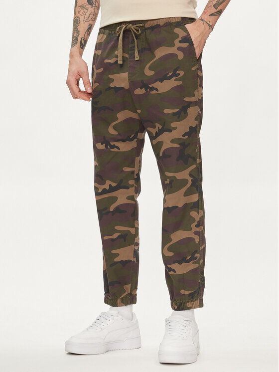 Gap Gap Joggers kalhoty 496157-00 Zelená Slim Fit