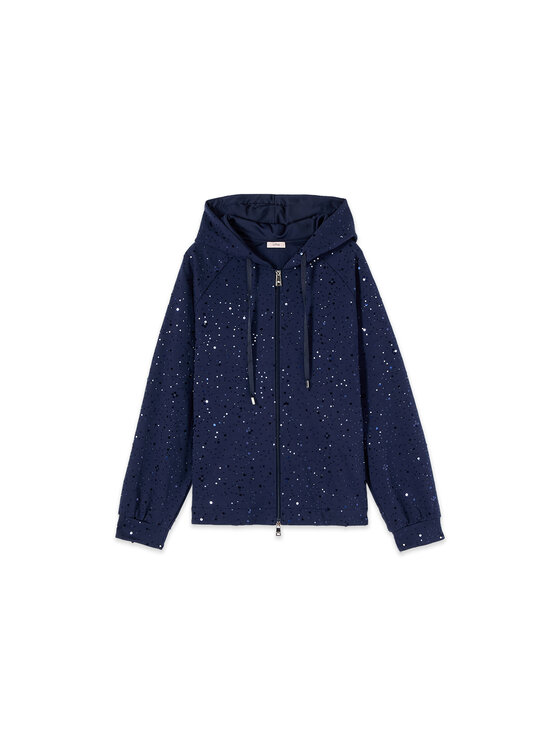 Oltre Oltre Felpa G834J004552N034 Blu Over Fit