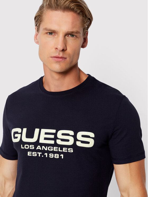 T-shirt M2BI25 J1314 Blu scuro Regular Fit