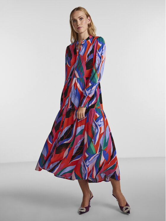 YAS Rochie tip cămașă Alira 26027838 Colorat Relaxed Fit