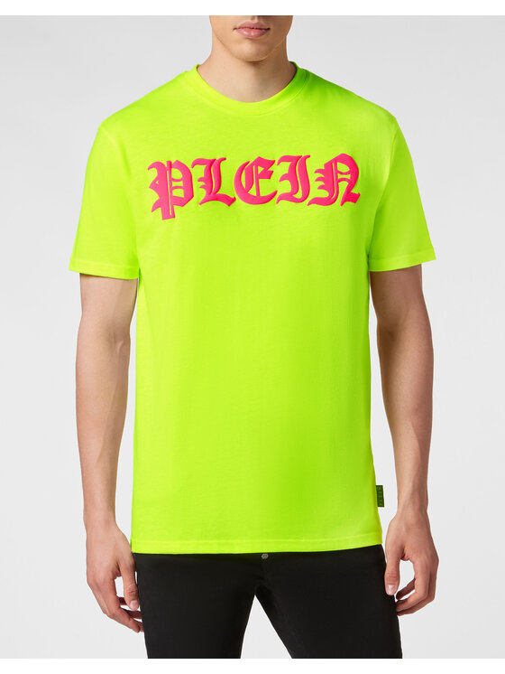 PHILIPP PLEIN PHILIPP PLEIN Tričko 105 Žltá Regular Fit