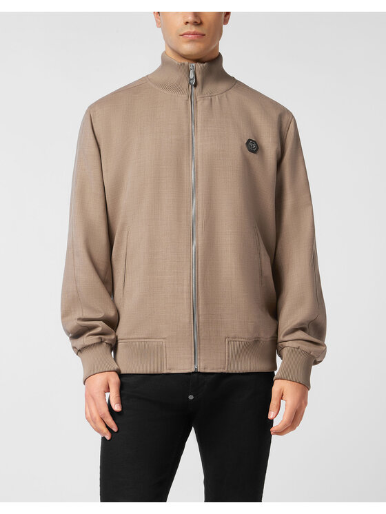 PHILIPP PLEIN PHILIPP PLEIN Kurtka puchowa 24507 Beżowy Regular Fit