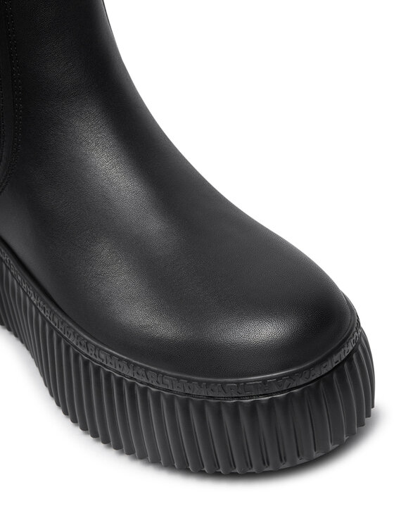 KARL LAGERFELD Ghete Jodhpur KL42343 Negru | Modivo.ro