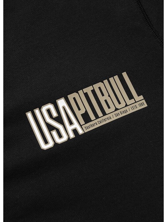 PITBULL PITBULL Bluza USA Czarny Regular Fit