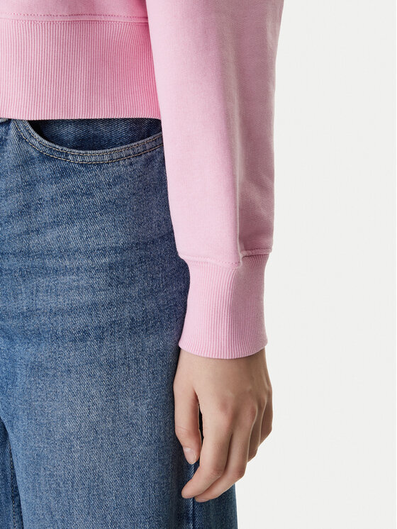 Guess Jeans Guess Jeans Majica dugih rukava W6RQ00 K68I4 Ružičasta Relaxed Fit