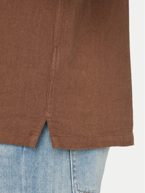 Tommy Jeans Tommy Jeans Särk DM0DM23058 Pruun Regular Fit