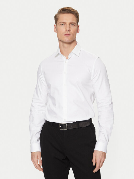 Calvin Klein Calvin Klein Сорочка K10K113851 Білий Slim Fit